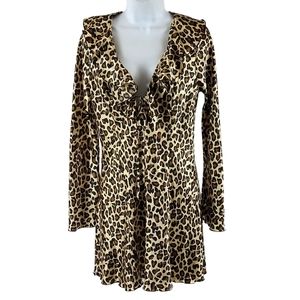 Fredericks of Hollywood animal print dress